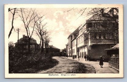 Pohlednice Hořovice. Riegrova ulice (JN1087)