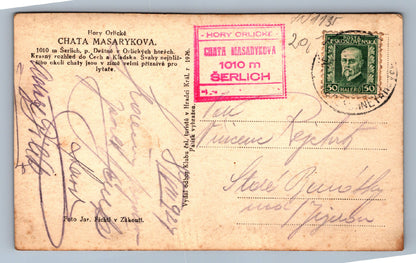 Pohlednice Hory Orlické - Chata Masarykova (JN1135)