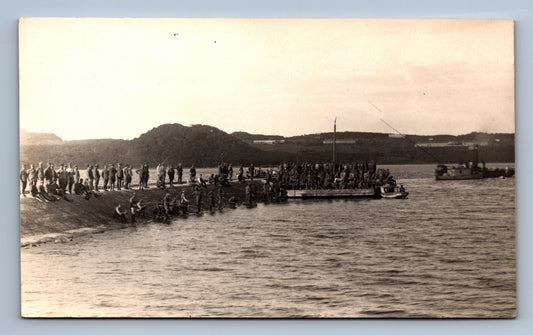 Pohlednice Vojaci ve vode LEGIONÁŘI (JN1218)