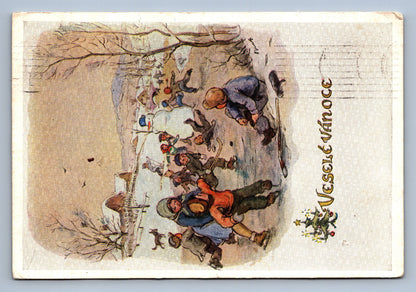 Pohlednice Veselé Vánoce kol.kreba O. Oplta (JN1261)