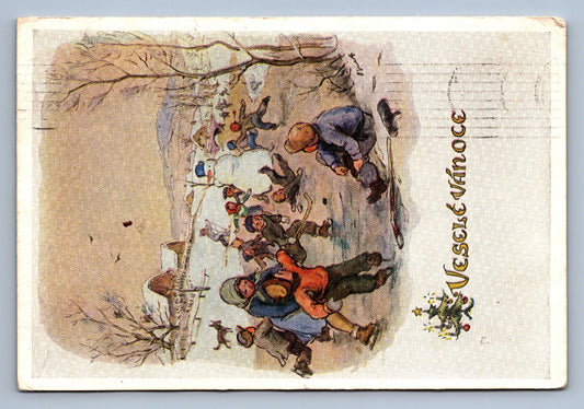 Pohlednice Veselé Vánoce kol.kreba O. Oplta (JN1261)
