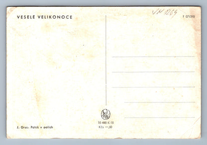 Pohlednice Veselé Veikonoce J.Grus: Potok v polích (JN1264)
