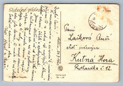 Pohlednice M.Doličková: Pampelišky (JN1284)