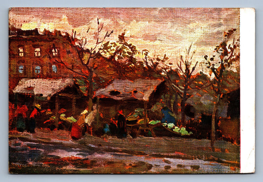 Pohlednice Slavíček Trh na Letné (JN1287)