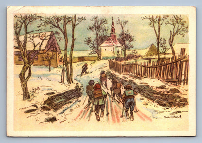 Pohlednice Radostné Vánoce a Šťastný nový rok V. Boukal (JN1302)