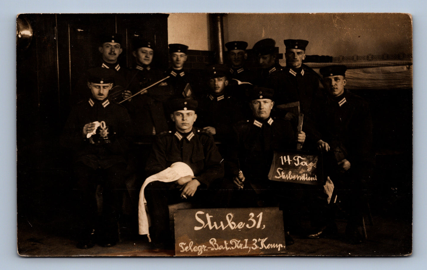 Pohlednice Vojáci stube 31 sasko (JN1305)