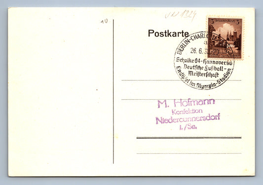 Pohlednice M.Hofmann fialové razítko (JN1324)