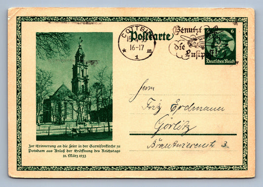 Pohlednice korrespondenz karte Luftpost (JN1325)