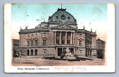 Pohlednice Wien, Deutches Volksheater (JN1340)