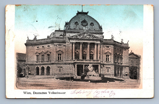Pohlednice Wien, Deutches Volksheater (JN1340)