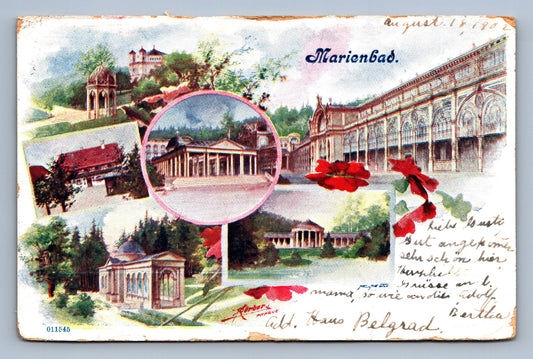 Pohlednice Marienbad marianské lázně (JN1342)