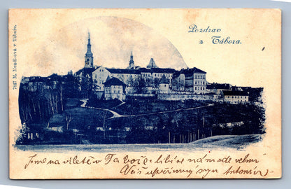 Pohlednice Pozdrav z Tábora (JN1347)