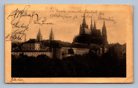 Pohlednice Praha Hradčany pohled z Belvederu (JN1349)