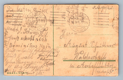 Pohlednice Kreslení vojáci text Wenn es meine Murter wüsste (JN1363)