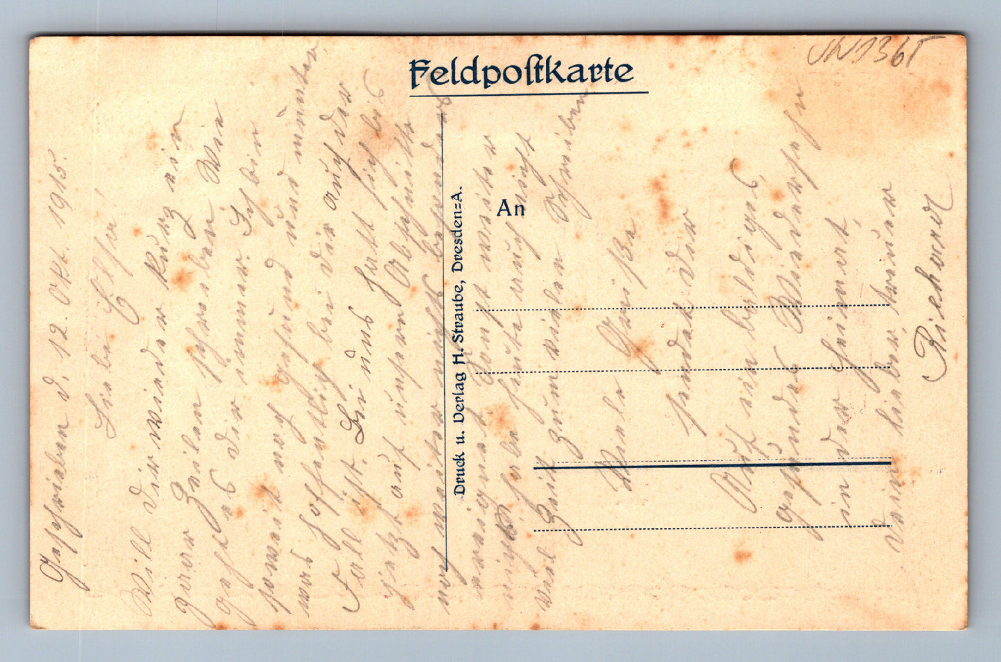 Pohlednice Daheim dům s červenou střechou (JN1365)