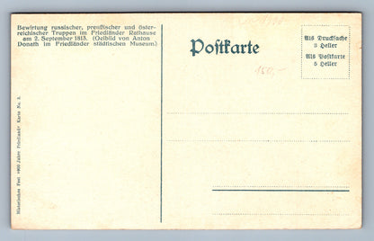 Pohlednice Vojací u stolu Bewirtung russischer VOJENSKÝ (JN1400)