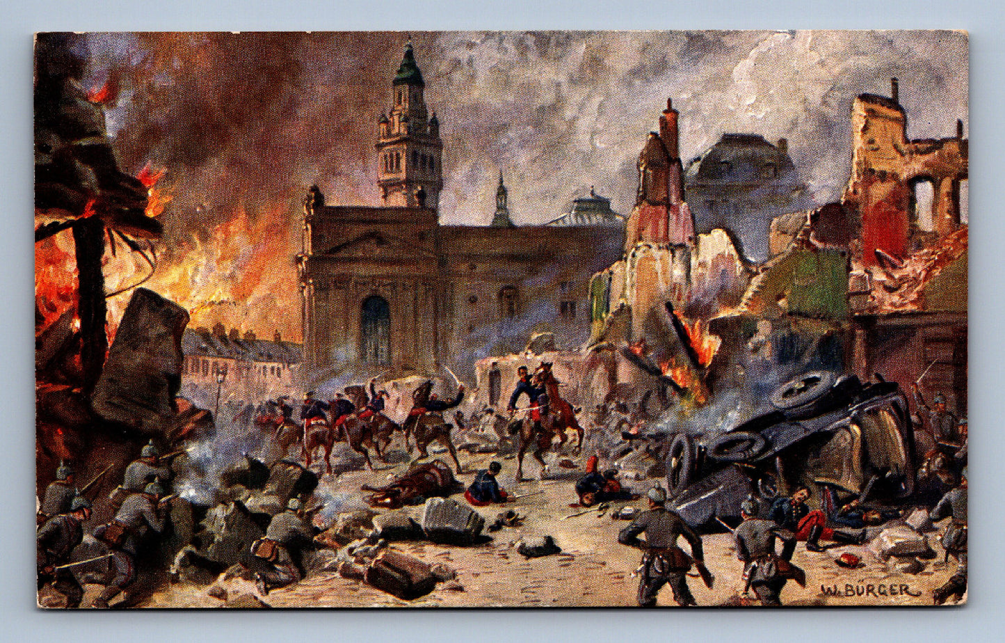 Pohlednice Lille Erobert: 13. Oktober 1914 VOJENSKÝ (JN1420)