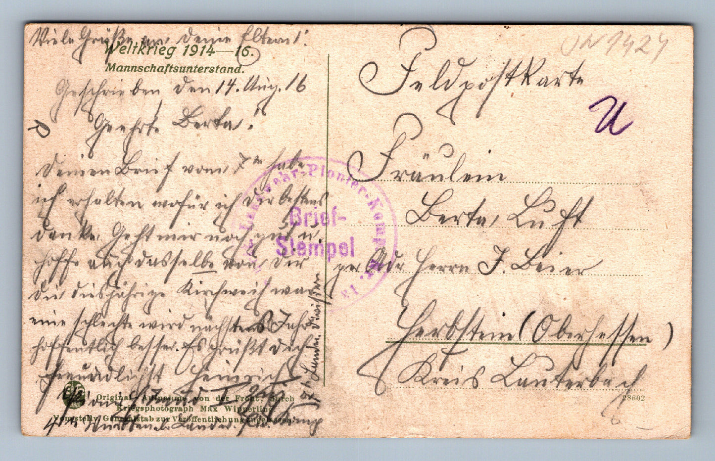 Pohlednice chata a spící voják VOJENSKÝ (JN1424)