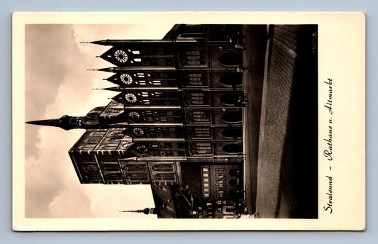 Pohlednice Stralsund Rathaus u. Altmarkt (JN1476)