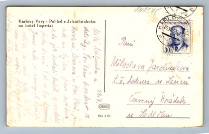 Pohlednice Karlovy Vary Pohled s Jeleního skoku (JN1575)