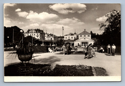 Pohlednice Františkovy Lázně Náměstí míru (JN1636)
