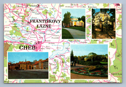 Pohlednice FRANTIŠKOVY LÁZNĚ (x17296)
