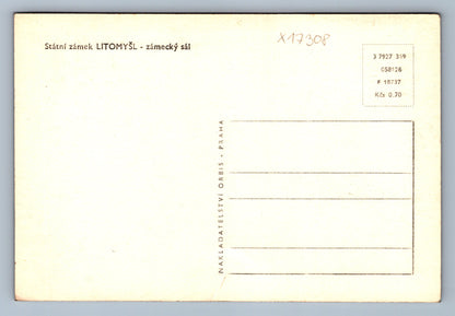 Postcard LITOMYŠL CASTLE STANDS (x17308)