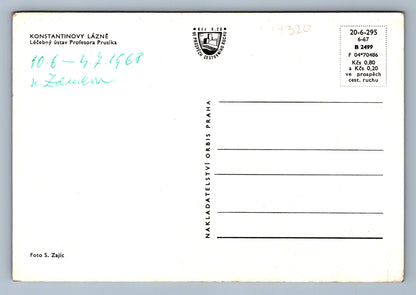 Postcard KONSTANTINOVY LÁZNĚ (x17320)