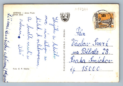 Pohlednice JETĚTICE - OKRES PÍSEK (x17344)