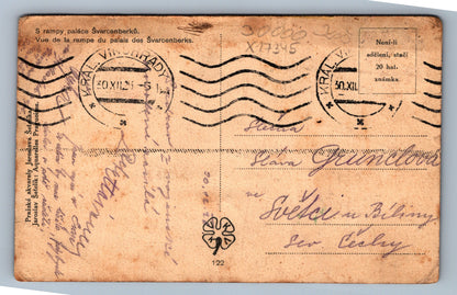 Pohlednice S RAMPY PALÁCE ŠVARCENBERKŮ (x17345)