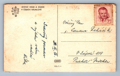 Pohlednice STÁTNÍ HRAD A ZÁMEK V ČESKÉM KRUMLOVĚ (x17356)