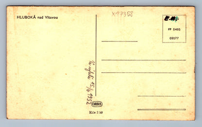 Pohlednice HLUBOKÁ NAD VLTAVOU ZÁMEK (x17358)