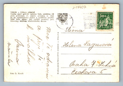 Pohlednice TÁBOR - ŽIŽKOVO NÁMĚSTÍ (x17407)