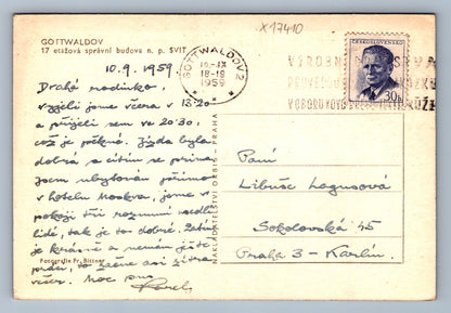 Pohlednice GOTTWALDOV (x17410)