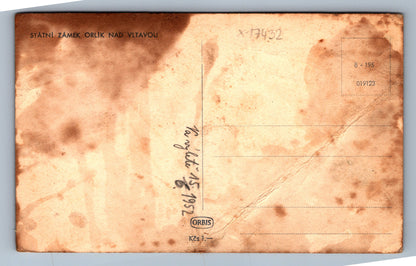 Pohlednice STÁTNÍ ZÁMEK ORLÍK NAD VLTAVOU (x17432)