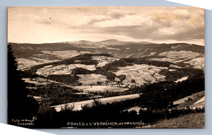 Pohlednice POHLED Z VYSOKÉHO KRKONOŠE (x17448)