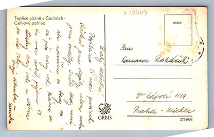 Pohlednice TEPLICE LÁZNĚ V ČECHÁCH (x17449)
