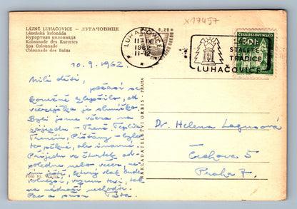 Pohlednice LÁZNĚ LUHAČOVICE (x17457)