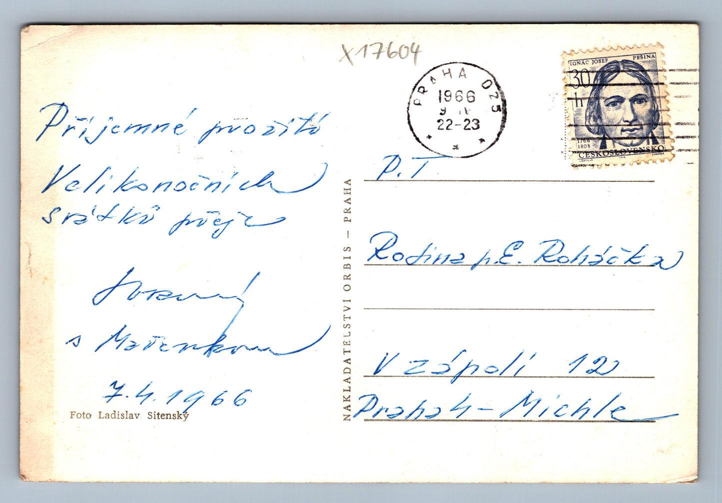 Pohlednice RADOSTNÉ VELIKONOCE (x17604)