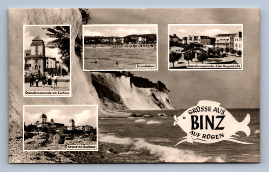 Pohlednice GRUSSE AUS BINZ AUF RUGEN (x17632)