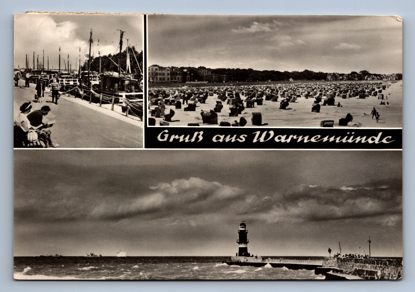 Pohlednice GRUSS AUS WARNEMUNDE (x17645)