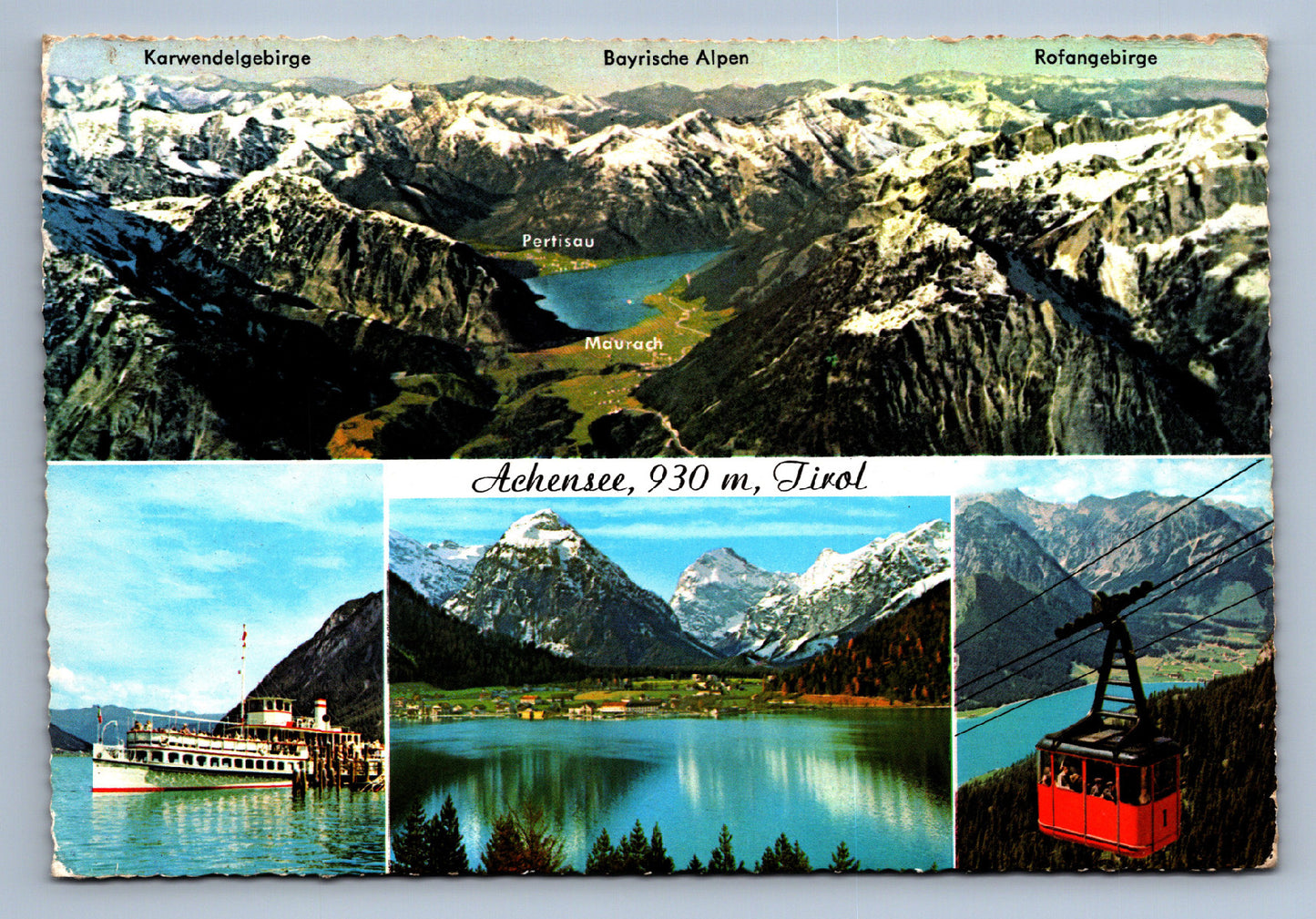 Pohlednice ACHENSEE 930 M, TIROL (x17674)