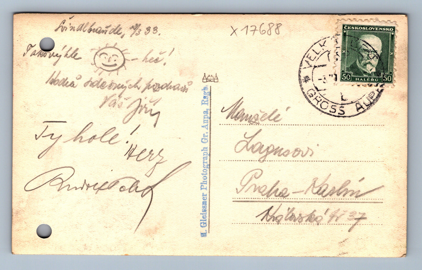 Pohlednice SCHWARZSCHLAG - BAUDE (x17688)