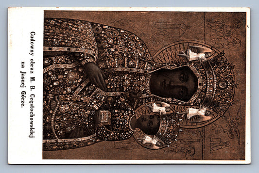 Pohlednice CUDOWNY OBRAZ M. B CZESTOCHOWSKIEJ NA JASNEJ GÓRZE (x17743)