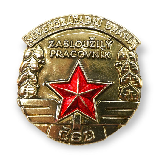 Odznak ZASLOUŽILÝ PRACOVNÍK ČSD (x19306)