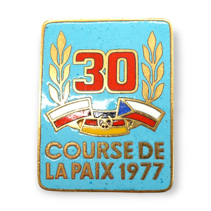 Odznak COURSE DE LA PAIX 1977 (x19319)