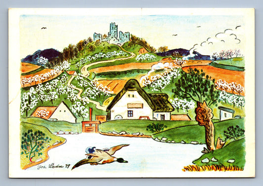 Pohlednice POHLED NA KRAJINU PODLE J. LADY (x18350)