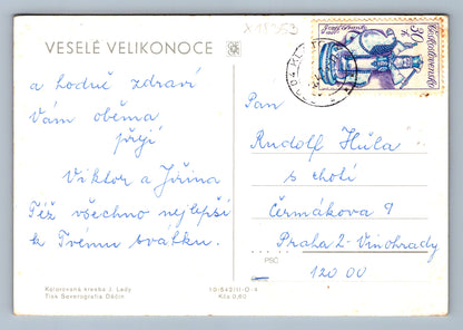 Pohlednice VESELÉ VELIKONOCE J. LADY (x18353)