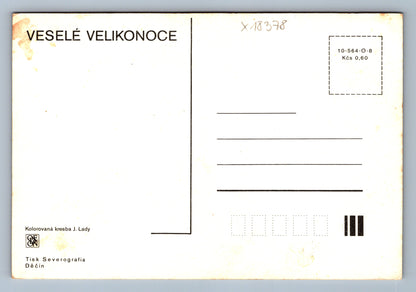 Pohlednice VESELÉ VELIKONOCE J. LADY (x18378)