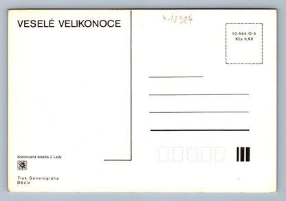 Pohlednice VESELÉ VELIKONOCE J. LADY (x18384)